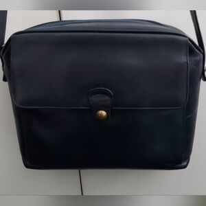 Salvatore Ferragamo Navy Blue Shoulder Bag